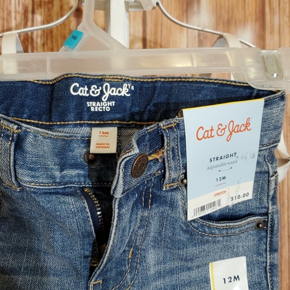 Cat & Jack Jeans Sz 12 M NWT 3/$25 - Picture 3 of 3